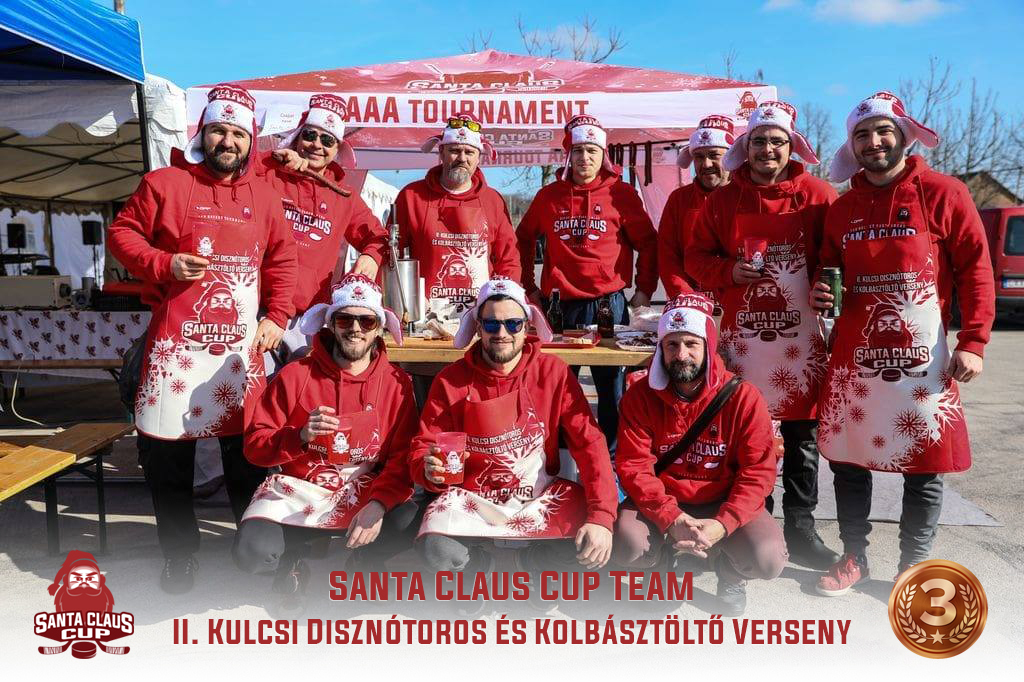 Harmadik hely a kolbásztöltő versenyen!